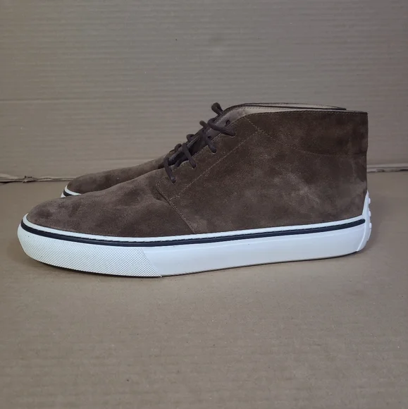 Tod's Suede Brown Desert Boot Sneaker Casual Men Sz 12 - Picture 1 of 16